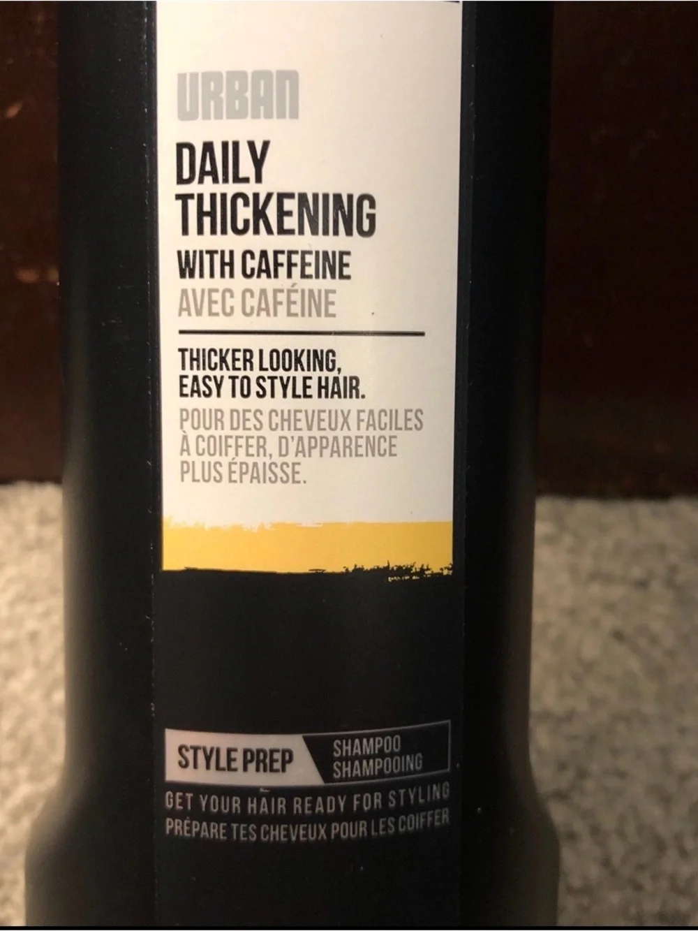 AXE Urban Daily Thickening Shampoo with Caffeine, Thicker Looking, 12oz